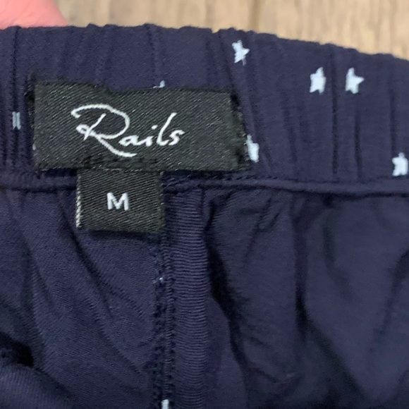 Rails Sleep Shorts in Galaxy Navy Blue - Picture 4 of 5